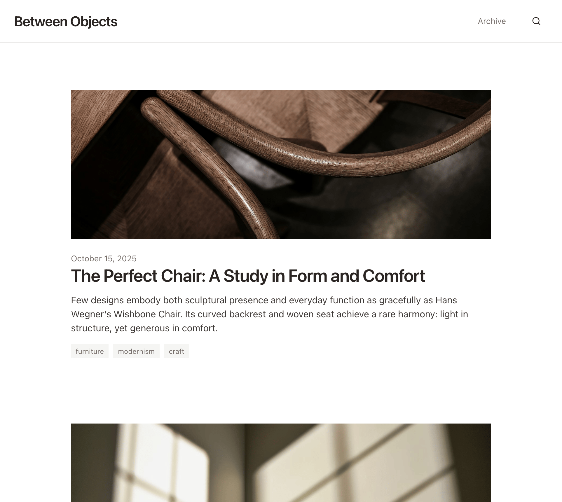 Personal Blog – Craft, Lovable integration